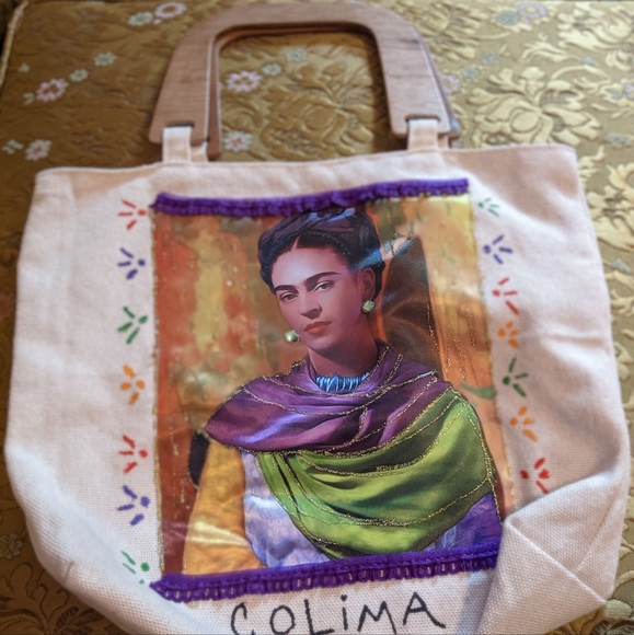 Frida Kahlo Mexican Handbag - Picture 1 of 2